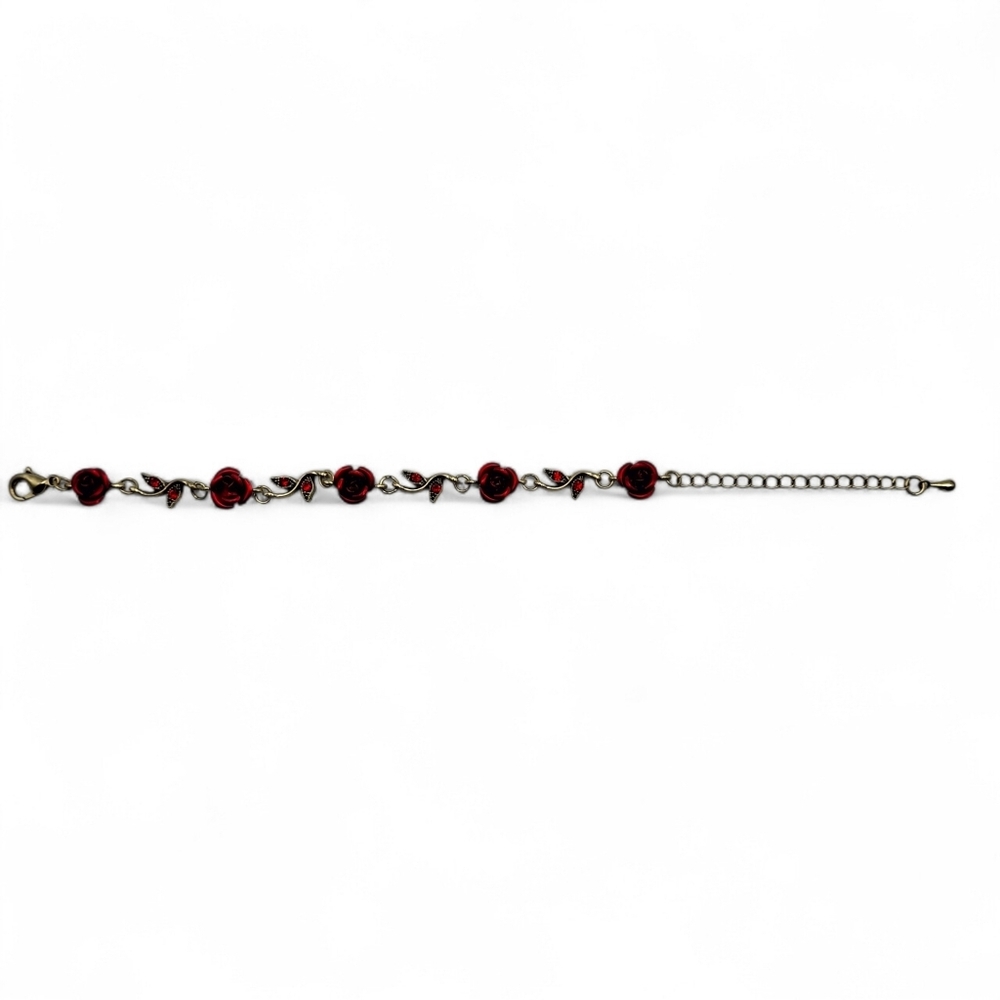 NWT Red Roses Bracelet - Picture 4 of 6
